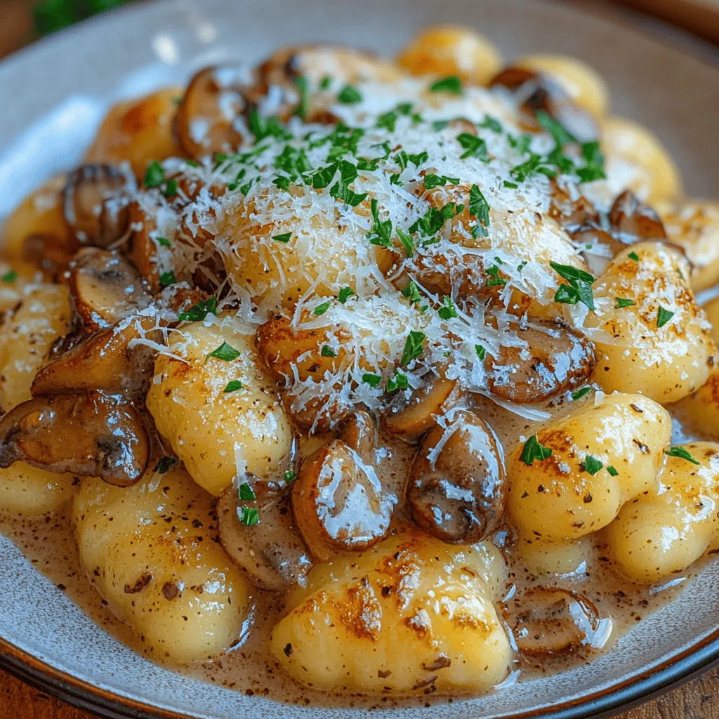 Creamy Mushroom Garlic Gnocchi is a dish that embodies comfort and flavor, making it a perfect choice for both cozy weeknight dinners and elegant gatherings. This dish combines the tender, pillowy texture of gnocchi with a luscious, creamy sauce infused with the earthy flavors of mushrooms and the aromatic essence of garlic. The result is a meal that not only satisfies the palate but also warms the heart, ideal for those who seek a comforting yet gourmet dining experience at home.