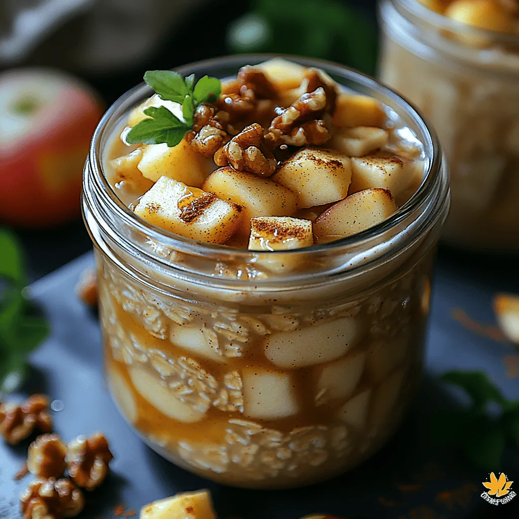 In recent years, overnight oats have surged in popularity as a convenient and nutritious breakfast option. As health-conscious individuals look for ways to streamline their morning routines without sacrificing nutrition, overnight oats have emerged as a frontrunner. This simple no-cook breakfast allows for endless customization while providing a hearty dose of fiber, protein, and essential nutrients. One delightful variation that brings warmth and comfort to your morning meal is the Sweet Apple Pie Overnight Oats recipe. This dish captures the essence of a classic apple pie, combining the wholesome goodness of oats with the rich flavors of cinnamon, nutmeg, and fresh apples.