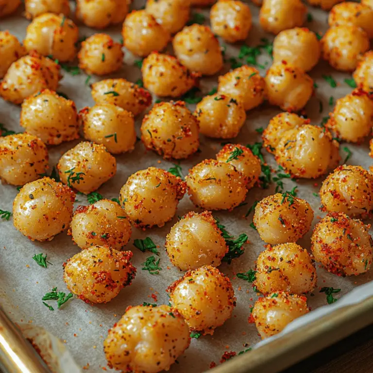 Before diving into the preparation of your Crunchy Garlic Ranch Chickpeas, it is essential to preheat your oven. Proper temperature control is crucial for roasting any ingredient, and chickpeas are no exception. Preheating your oven to 400°F (200°C) allows for even cooking and helps achieve that desired crunch. An adequately preheated oven ensures that the chickpeas start roasting immediately upon being placed inside, promoting a crisp texture while locking in flavors. Skipping this step can result in uneven cooking, leading to some chickpeas being soft while others are burnt.