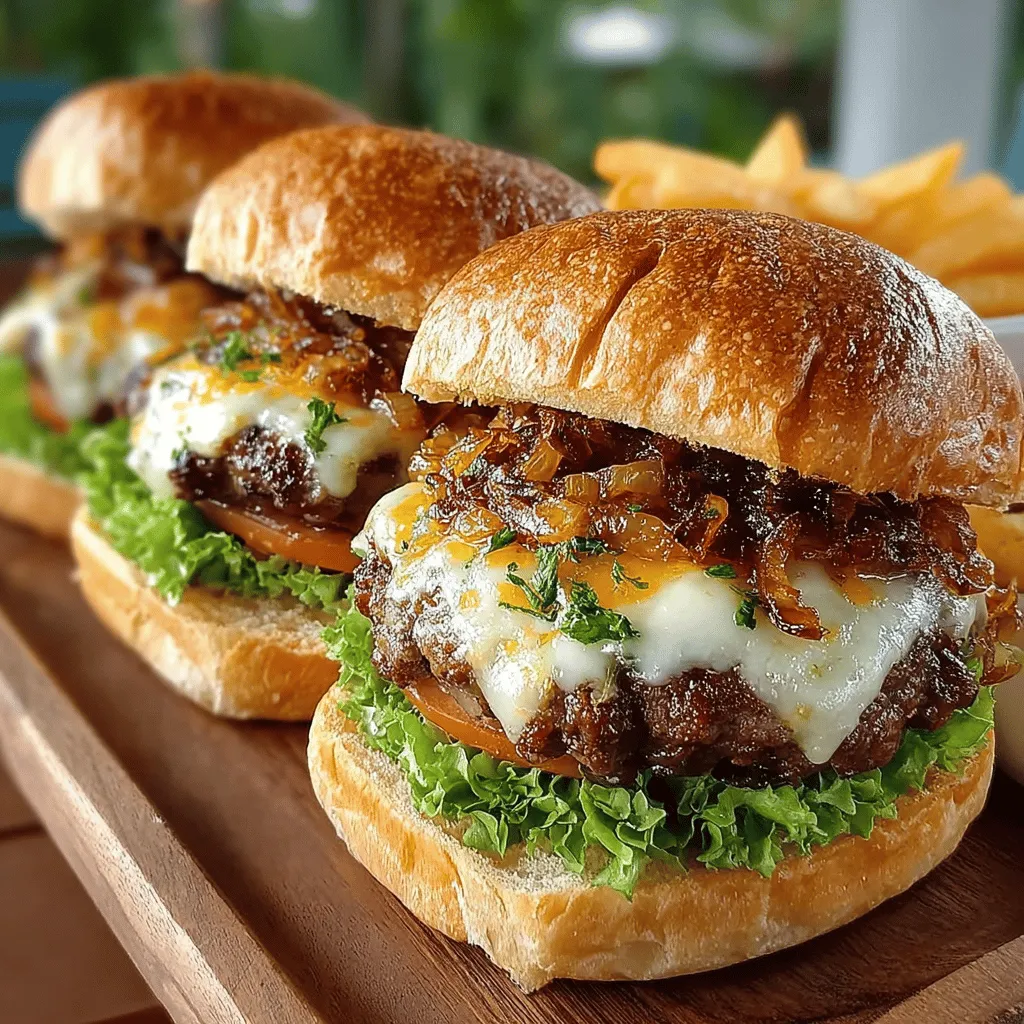 Stuffed burgers have become a culinary sensation, transcending traditional burger offerings and allowing for an explosion of flavor that is both hearty and satisfying. These delectable creations elevate the classic burger experience by incorporating a variety of ingredients directly into the patty, creating a surprise burst of taste with every bite. Among the myriad of possibilities, the Caramelized Onion and Swiss Stuffed Burger stands out as a perfect marriage of flavors—combining the rich sweetness of caramelized onions with the creamy melt of Swiss cheese.