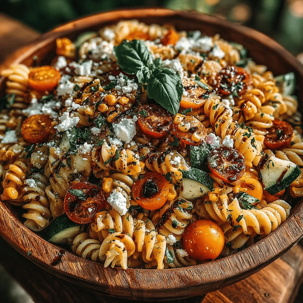 Sweet Corn and Pesto Pasta Salad is a vibrant and flavorful dish that effortlessly combines the earthy sweetness of corn with the aromatic notes of fresh basil pesto. This delightful salad is a celebration of summer produce, showcasing how simple ingredients can come together to create a dish that is both satisfying and refreshing. The combination of textures—from the tender pasta to the crisp vegetables—ensures that every bite is a culinary experience.