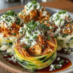 Buffalo Chicken Alfredo Zoodle Nests: A Delicious and Nutritious Twist
