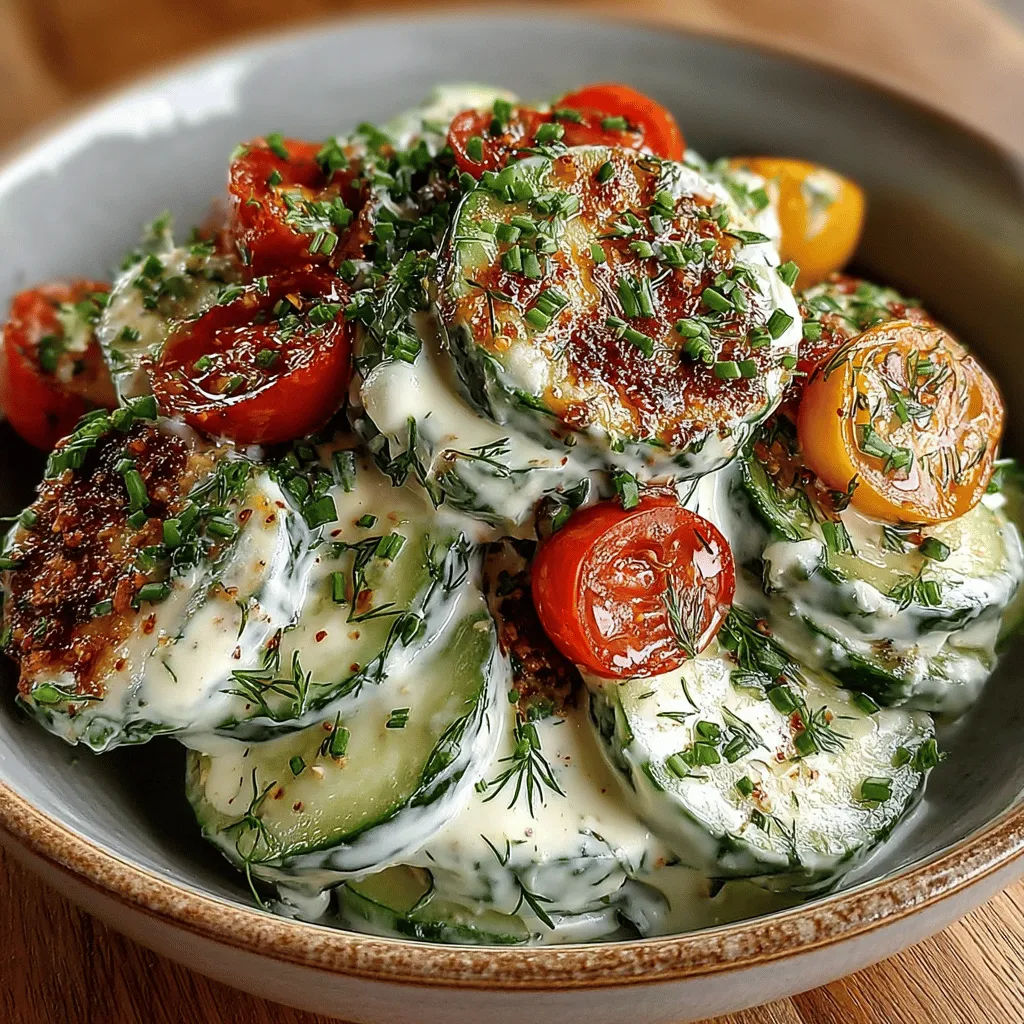 As the warm sun graces our days and gatherings become more frequent, the allure of refreshing salads beckons us into the kitchen. Among the many options, the creamy cucumber dill salad stands out as a perfect companion for picnics, barbecues, or simply a light side dish for any meal. This recipe captures the essence of summer with its crisp cucumbers enveloped in a rich, tangy dressing that strikes a delightful balance between indulgence and health. In this article, we will guide you through the ingredients, preparation steps, and the benefits of each element, ensuring that this creamy cucumber dill salad becomes a cherished addition to your culinary repertoire.