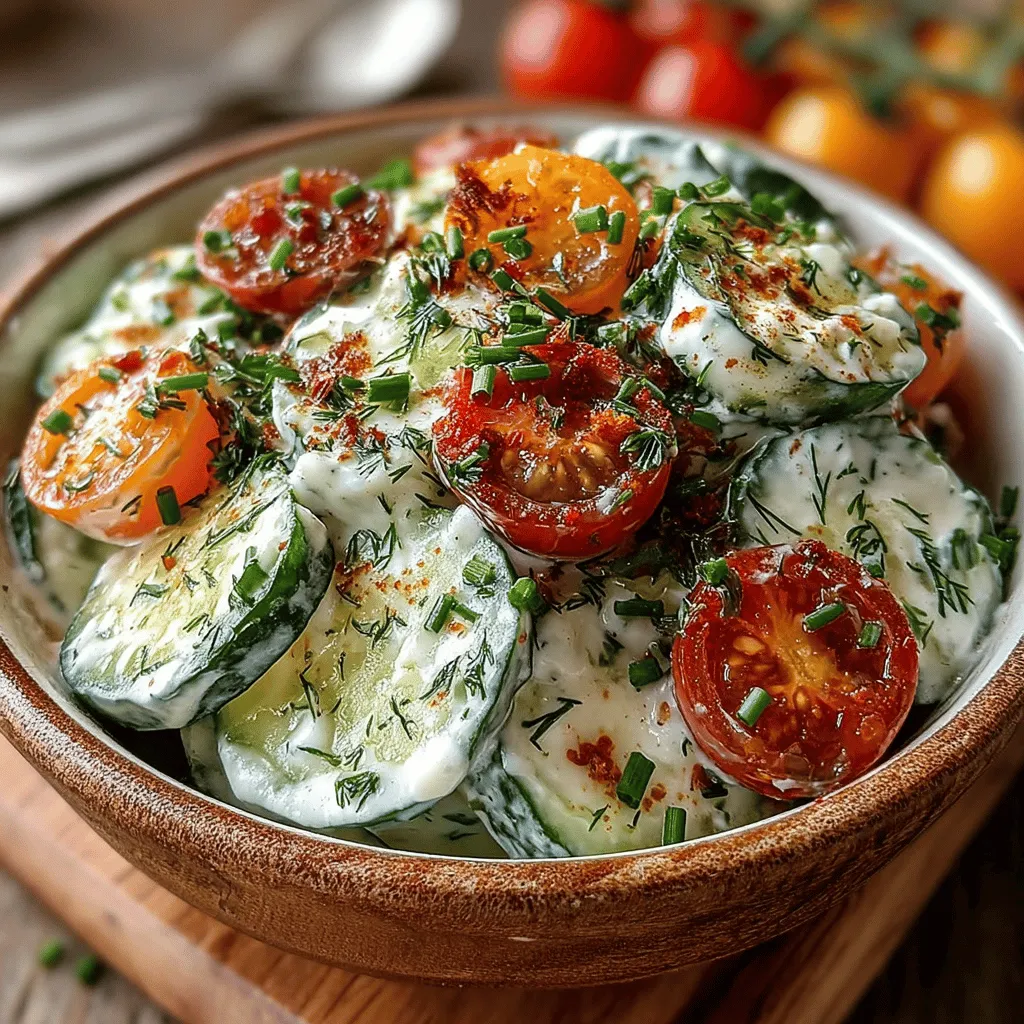 As the warm sun graces our days and gatherings become more frequent, the allure of refreshing salads beckons us into the kitchen. Among the many options, the creamy cucumber dill salad stands out as a perfect companion for picnics, barbecues, or simply a light side dish for any meal. This recipe captures the essence of summer with its crisp cucumbers enveloped in a rich, tangy dressing that strikes a delightful balance between indulgence and health. In this article, we will guide you through the ingredients, preparation steps, and the benefits of each element, ensuring that this creamy cucumber dill salad becomes a cherished addition to your culinary repertoire.