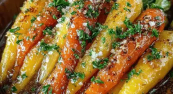 Sweet Serenity: Crockpot Maple Brown Sugar Glazed Carrots