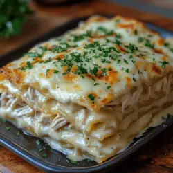 Once your chicken has been cooked and shredded, it's time to prepare the creamy ricotta mixture that will give your lasagna its signature richness. In a medium-sized bowl, combine 15 ounces of ricotta cheese, one large egg, and a pinch of salt and pepper. For added flavor, consider mixing in some chopped fresh parsley or basil. This not only enhances the taste but also adds a splash of color to your dish. Blend these ingredients until smooth, ensuring there are no lumps. This creamy ricotta mixture will serve as a delightful layer, adding creaminess to each bite of your lasagna.