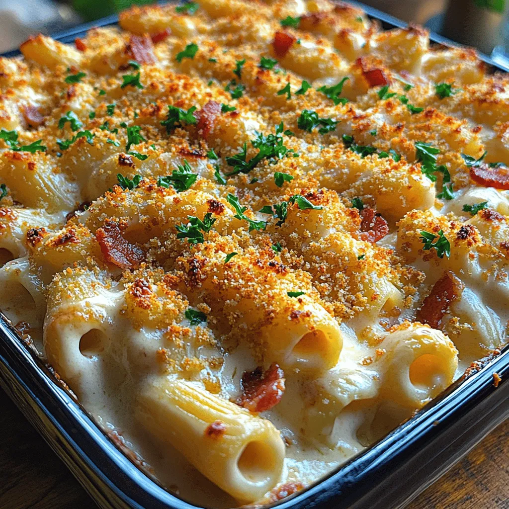 Macaroni and cheese is a dish that holds a special place in the hearts of many. It epitomizes comfort food, evoking memories of childhood dinners and family gatherings. The creamy, cheesy goodness combined with the tender pasta creates a dish that is satisfying and nostalgic. However, while traditional mac and cheese has its charm, the Silky Mac & Cheese with Bacon takes this beloved classic and transforms it into a gourmet experience. This version not only enhances the fundamental aspects of the dish but also introduces layers of flavor that are sure to delight the palate.