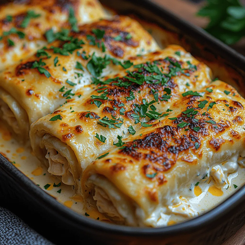 If you're in search of a comforting and indulgent dish that brings a delightful twist to traditional lasagna, look no further than Creamy Chicken Alfredo Lasagna Rolls. This recipe combines the beloved flavors of classic lasagna with the creamy richness of Alfredo sauce, resulting in a meal that is both satisfying and delicious. Perfect for busy weeknights or family gatherings, this dish is not only easy to prepare but also appeals to both adults and children alike, making it a versatile choice for any occasion.