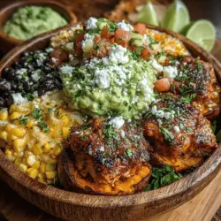 Zesty Chipotle Chicken Sweet Potato Bowls