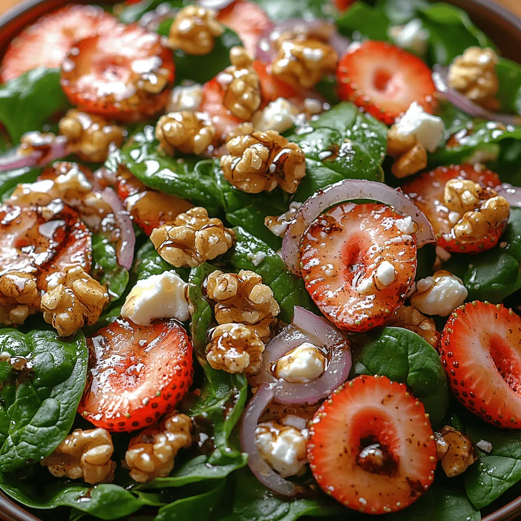 In recent years, there has been a noticeable shift in dietary preferences, with more individuals embracing healthy eating habits that prioritize fresh, nutrient-dense ingredients. Salads, once relegated to the role of a simple side dish, have burst into the spotlight as vibrant meals brimming with flavor and health benefits. Among the myriad of salad options available, the Berry Bliss Spinach Salad stands out as a perfect fusion of taste and nutrition, making it an ideal choice for anyone looking to enhance their diet with wholesome ingredients.