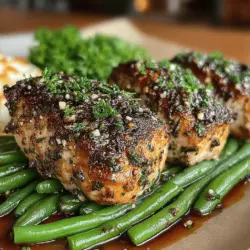 Garlic Herb Chicken & Green Bean Delight