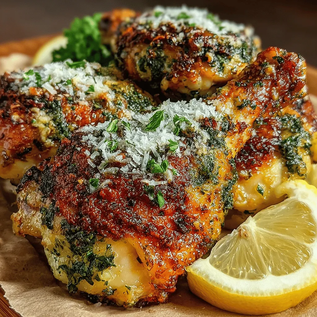 If you’re searching for a dish that combines simplicity with robust flavor, look no further than Garlic Parmesan Chicken Drumsticks. This recipe has become a favorite among home cooks and food enthusiasts alike, and it’s easy to see why. Chicken drumsticks are not only budget-friendly but also incredibly versatile, making them a go-to choice for busy weeknight meals or casual gatherings. The allure of tender, juicy chicken enveloped in a golden, garlic-infused Parmesan crust is hard to resist.