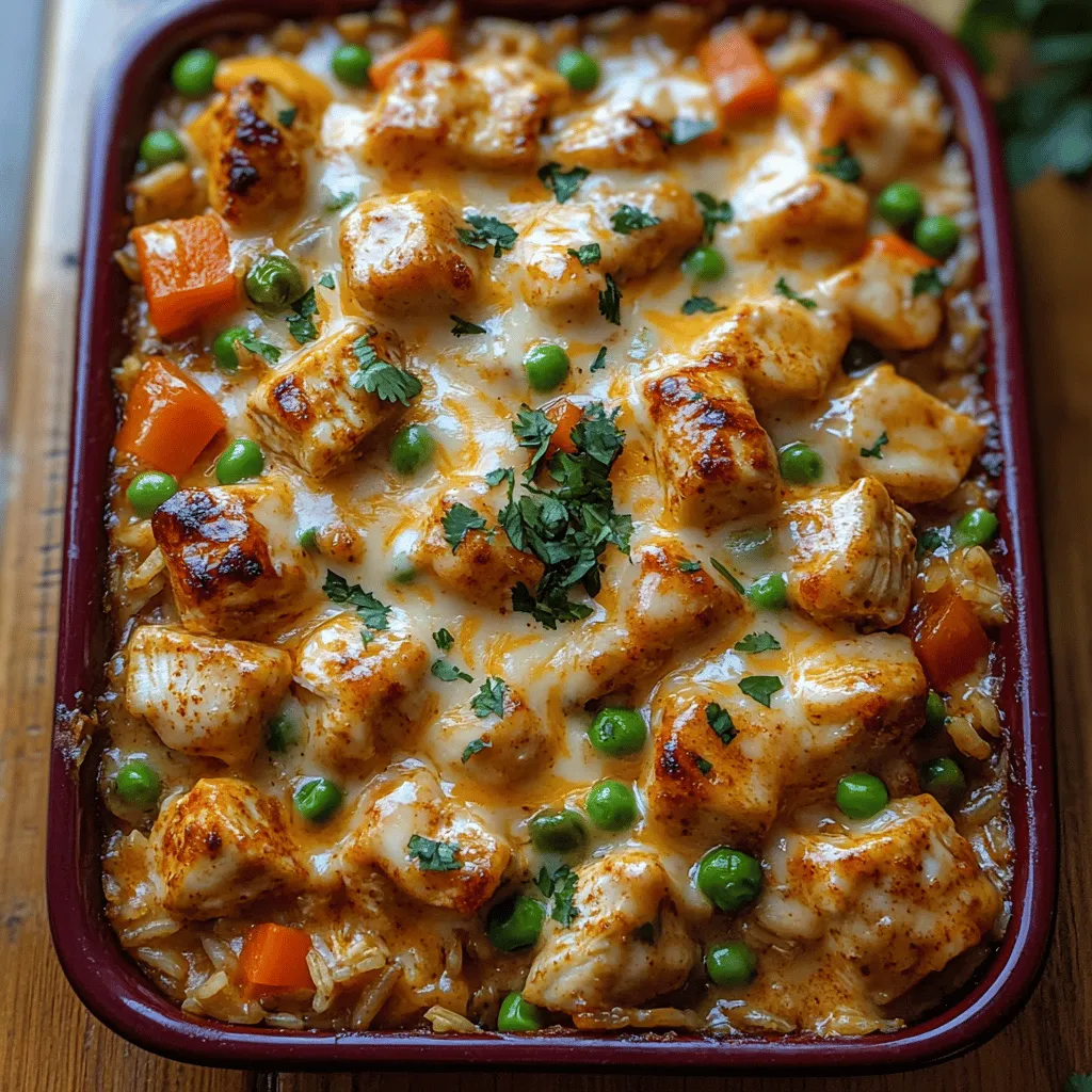 Zesty Baked Chicken & Rice Casserole