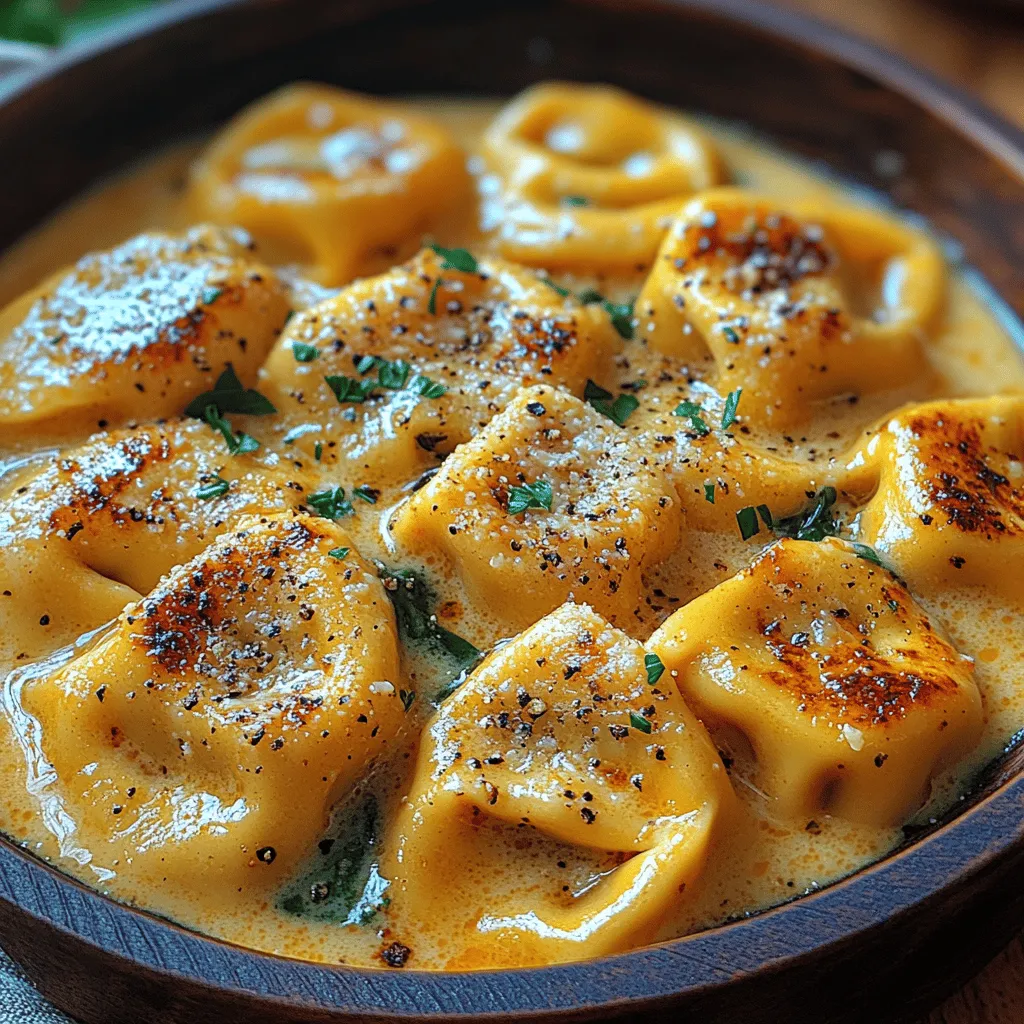 Creamy Garlic Parmesan Tortellini is a rich and indulgent dish that combines tender pasta filled with savory cheese and a luscious garlic-infused cream sauce. This dish is not just a meal; it’s a celebration of flavors that brings comfort and warmth to any dining table. Originating from the Emilia-Romagna region of Italy, tortellini has captivated food lovers worldwide with its unique shape and delectable fillings. The addition of a creamy garlic Parmesan sauce elevates this dish, offering a perfect blend of creaminess, nuttiness, and aromatic flavors.