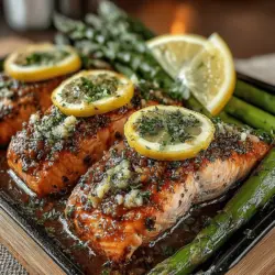Garlic Butter Salmon Foil Packs