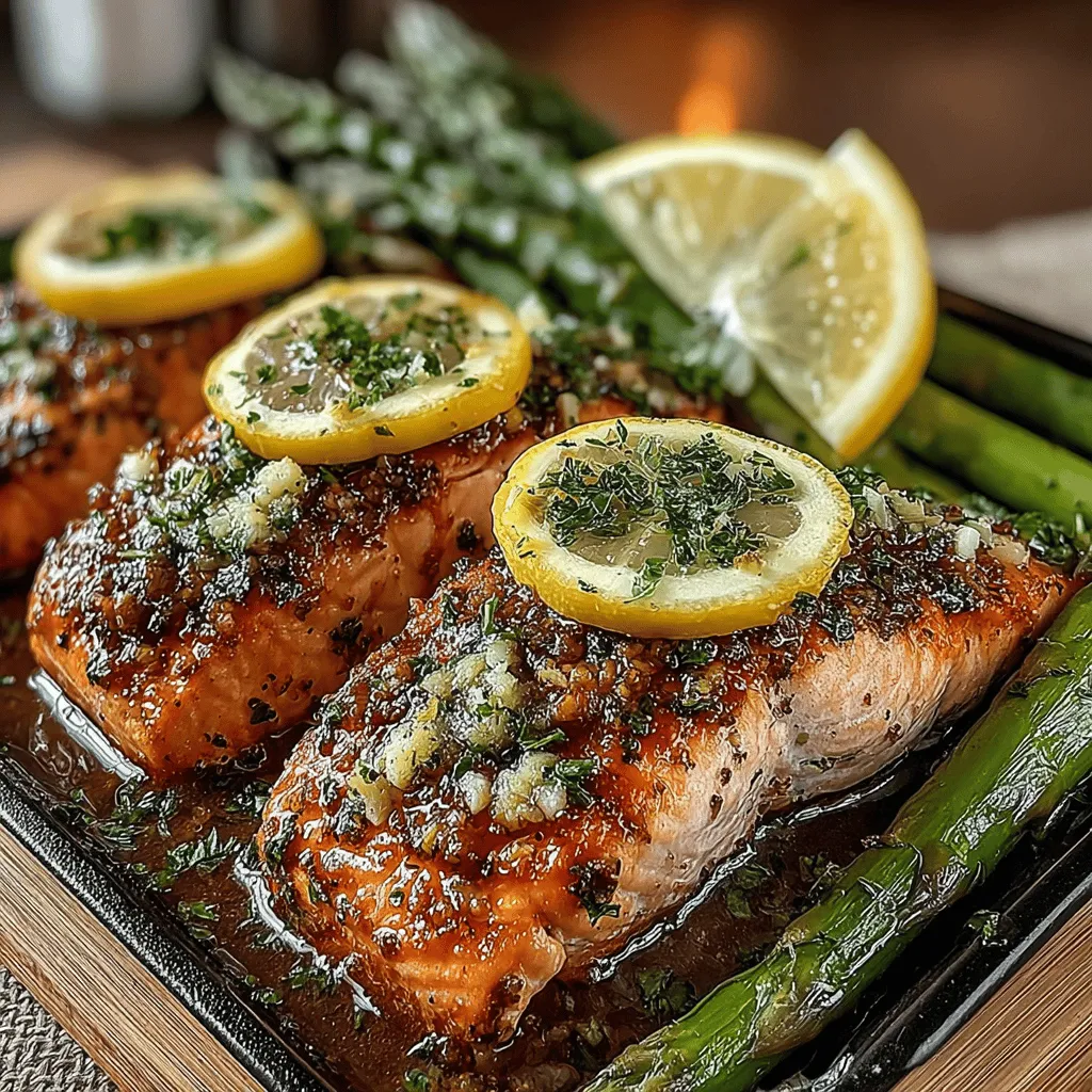 Garlic Butter Salmon Foil Packs