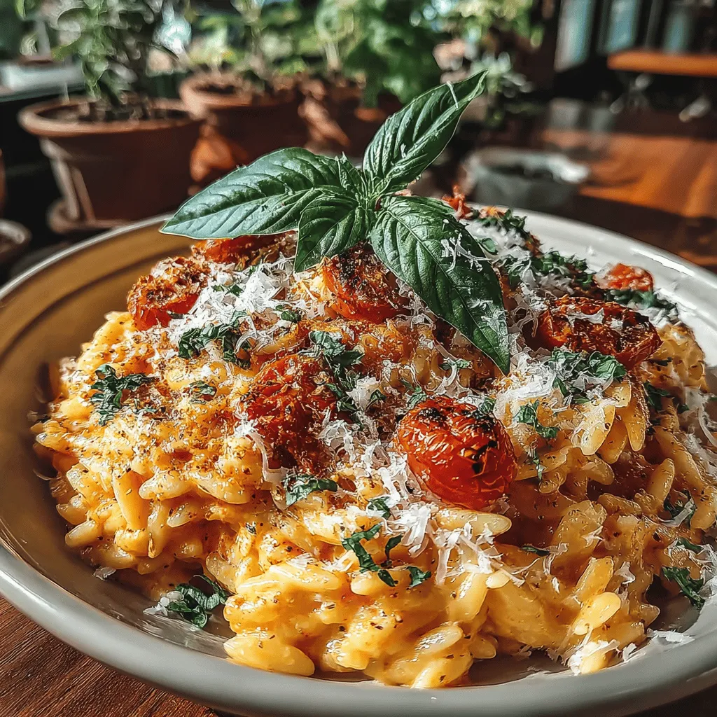 When it comes to comfort food, few dishes can compete with the creamy, dreamy texture and vibrant flavors of Creamy Roasted Red Pepper Orzo. This delightful dish is not just about its rich, velvety consistency; it's a celebration of bright, roasted red peppers that bring an irresistible sweetness and depth to every bite. Perfect as a main course or a side dish, this recipe is versatile and caters to a variety of dietary preferences, making it a fantastic addition to any dinner table.