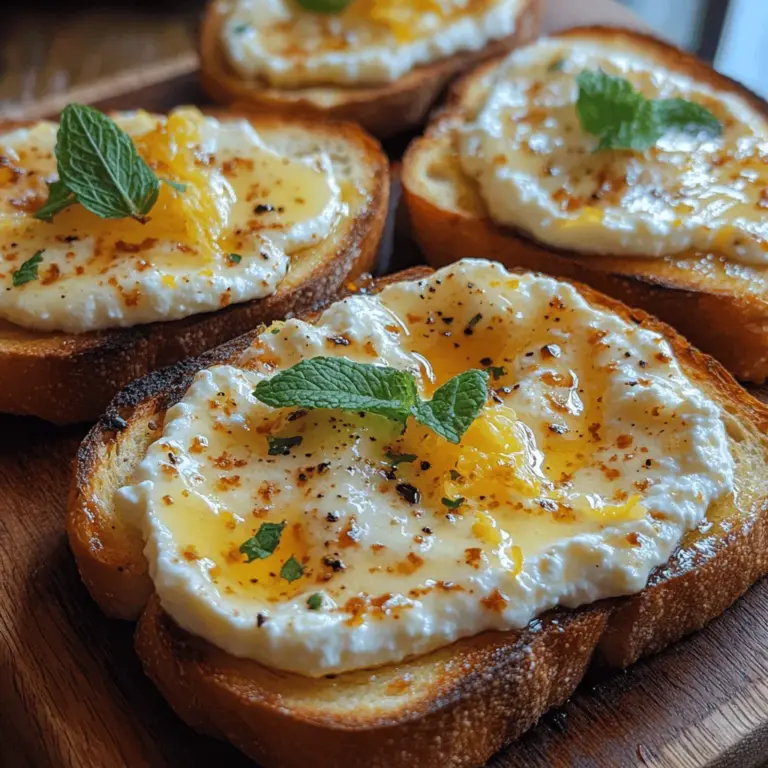 If you're on the lookout for a dish that embodies a perfect harmony of flavors while providing versatility for various occasions, Zesty Creamy Lemon Ricotta Toast is your answer. This delightful recipe combines the rich creaminess of ricotta cheese with the refreshing zest of lemon, making it a truly irresistible treat. Whether served as a refreshing breakfast, a quick snack, or an elegant appetizer for guests, this toast offers a burst of bright flavors that can elevate any meal.