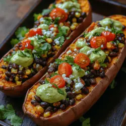 Sweet Potato Taco Boats Recipe