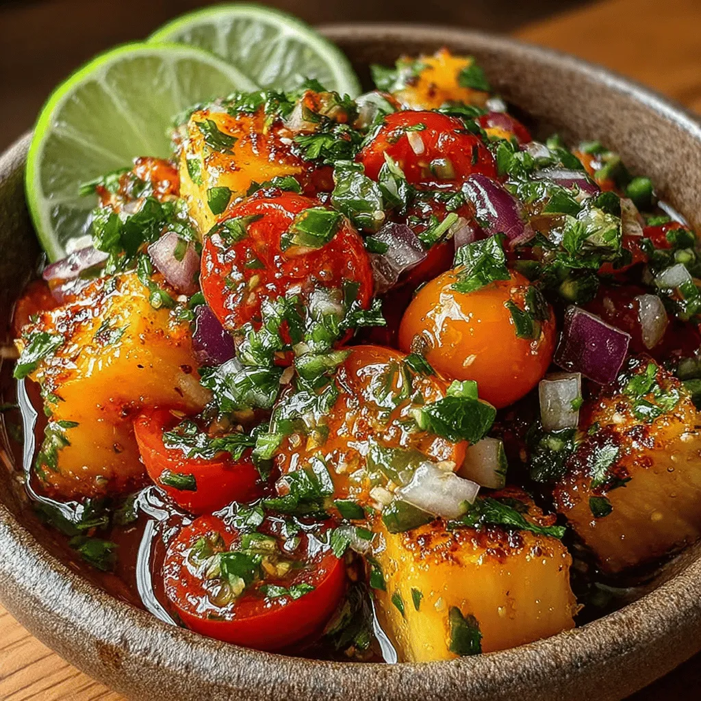 Once you have meticulously combined all the ingredients for your Sweet Peach Salsa, it’s vital to allow the mixture to rest. This step is crucial for flavor melding, as it gives the herbs and spices time to infuse their essence into the peaches and tomatoes. For best results, cover the bowl with plastic wrap or transfer the salsa to an airtight container and refrigerate it for at least 30 minutes. If you have the time, letting it rest for a few hours or even overnight will yield even more robust flavors.