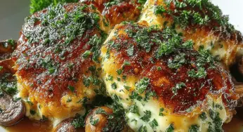 Garlic Butter Chicken & Mushroom Delight Recipe