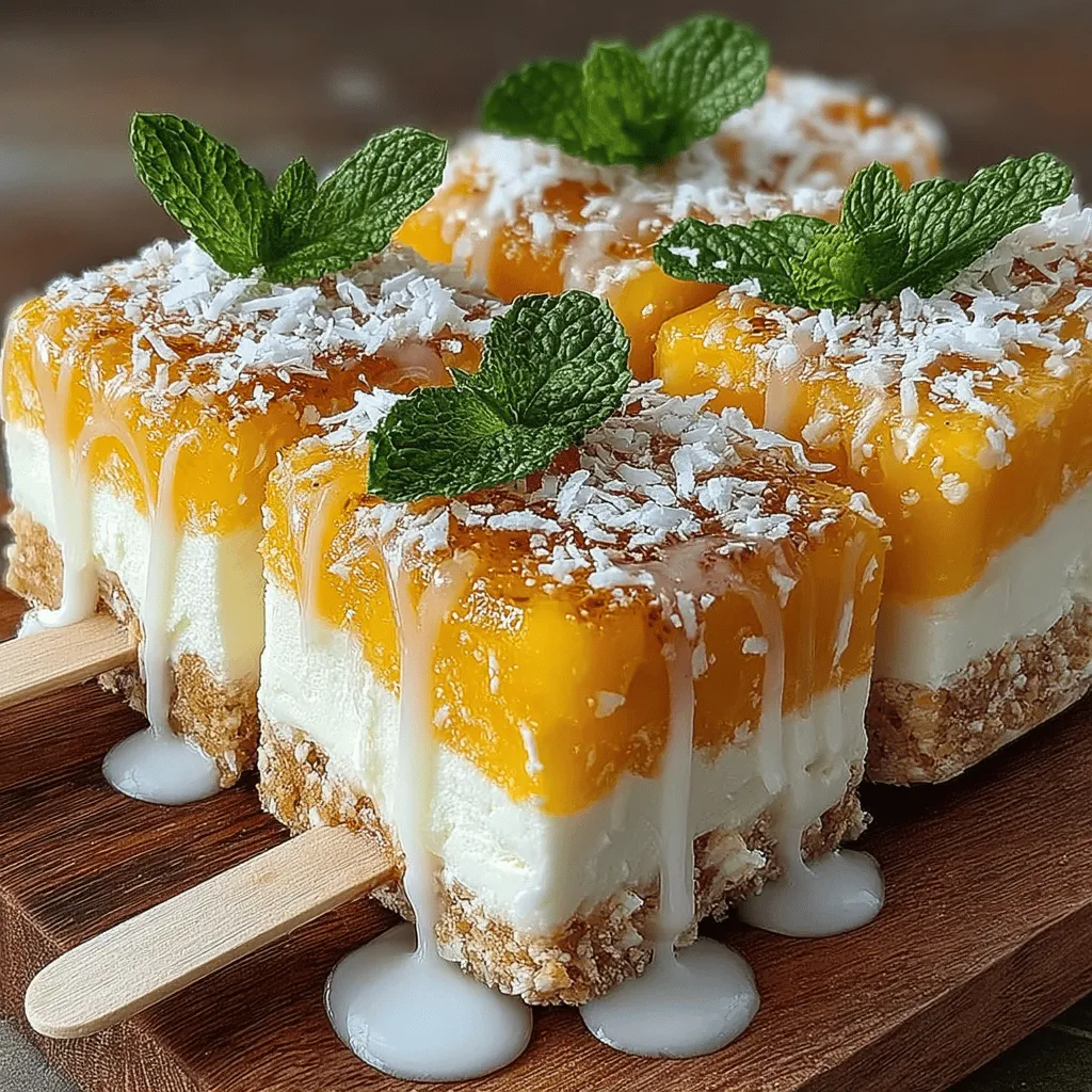 Tropical Bliss Popsicles: A Refreshing Summer Treat