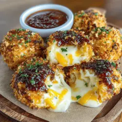 The first step in creating the perfect Smoky Gouda Mac and Cheese Bites is cooking the macaroni. Opt for elbow macaroni, as its shape holds the cheese sauce beautifully. Begin by bringing a generous pot of salted water to a rolling boil. Once boiling, add your macaroni and cook it al dente, which typically takes about 7 to 8 minutes. The key to achieving the perfect texture is to ensure that the pasta retains a slight firmness to the bite, as it will continue to cook when baked or fried later. Drain the pasta once cooked, and set it aside to cool slightly.