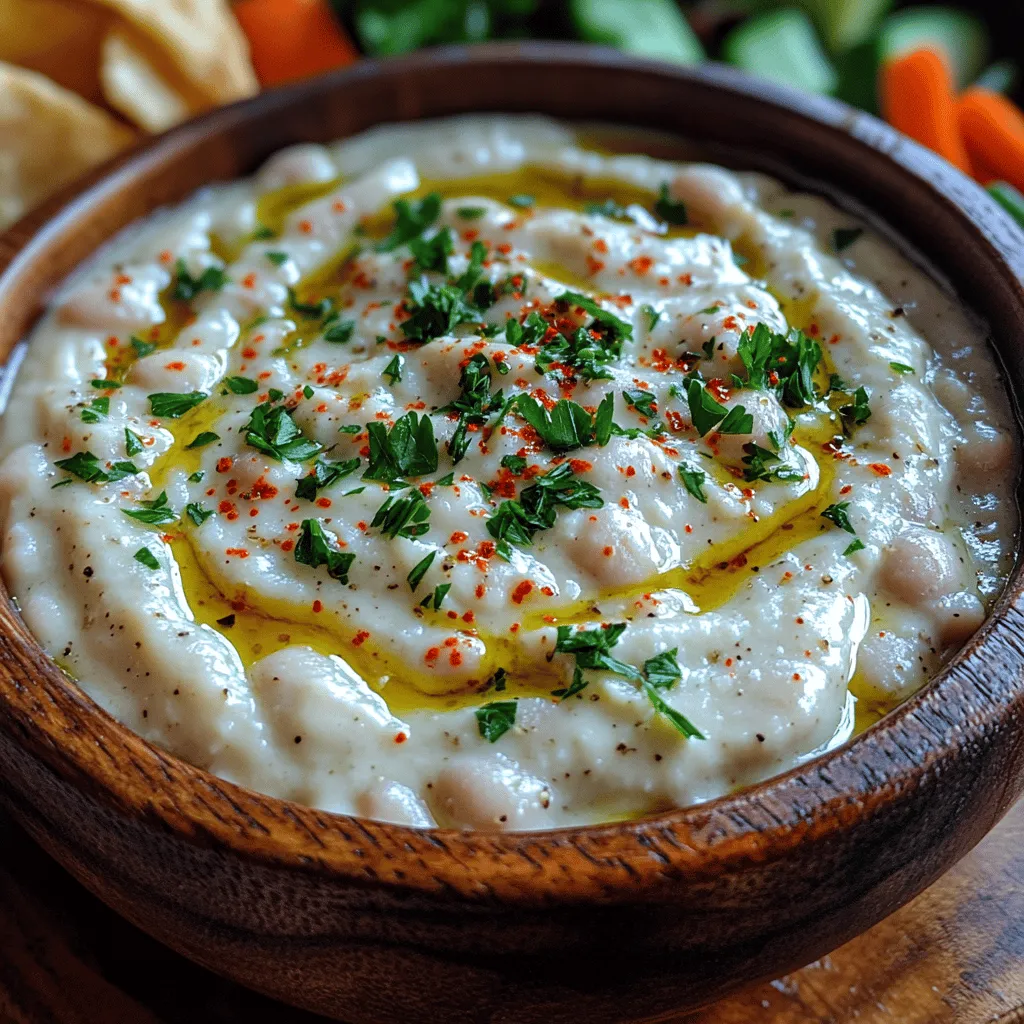 In recent years, plant-based dips and spreads have surged in popularity, becoming a staple in kitchens and at gatherings across the globe. These flavorful alternatives not only cater to vegan and vegetarian diets but also appeal to anyone seeking healthier snacking options. One standout recipe that has captured the hearts of many is the Creamy Garlic White Bean Dip. This delightful dip boasts a velvety texture and is packed with flavor, making it a perfect addition to any appetizer spread.
