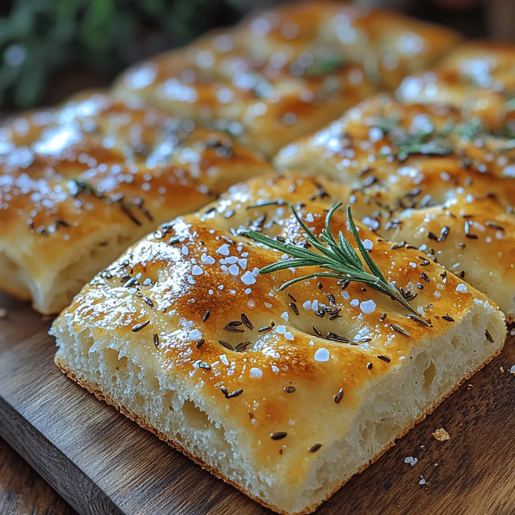 Focaccia, a delightful Italian bread, has charmed palates around the world with its soft, airy texture and rich flavor. This Savory Rosemary Garlic Focaccia recipe is a quintessential representation of this beloved dish, combining the earthy essence of rosemary with the aromatic allure of garlic. Perfectly baked to golden perfection, this focaccia not only serves as an exquisite side dish but can also stand as a flavorful centerpiece in any meal.