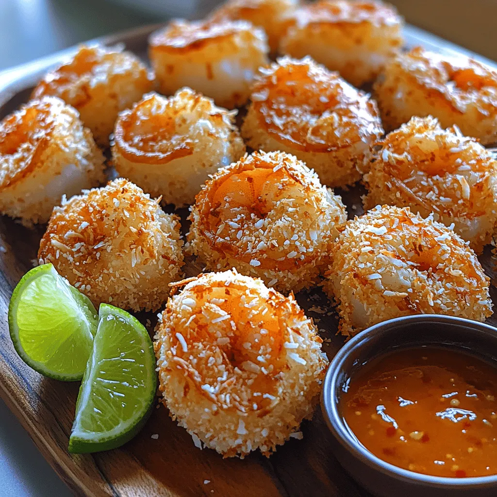 Crunchy Coconut Shrimp Bites are a delightful culinary creation that encapsulates the essence of tropical flavors and textures. This dish, often found in coastal regions and popularized in beachside restaurants, combines succulent shrimp with a crunchy exterior, enhanced by the sweet and nutty notes of coconut. The appeal of crunchy coconut shrimp bites lies not only in their enticing flavor profile but also in their versatility; they can serve as an appetizer at a dinner party, a snack during a casual gathering, or even as part of a vibrant seafood platter.