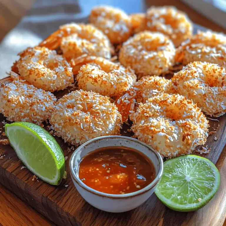 Crunchy Coconut Shrimp Bites are a delightful culinary creation that encapsulates the essence of tropical flavors and textures. This dish, often found in coastal regions and popularized in beachside restaurants, combines succulent shrimp with a crunchy exterior, enhanced by the sweet and nutty notes of coconut. The appeal of crunchy coconut shrimp bites lies not only in their enticing flavor profile but also in their versatility; they can serve as an appetizer at a dinner party, a snack during a casual gathering, or even as part of a vibrant seafood platter.