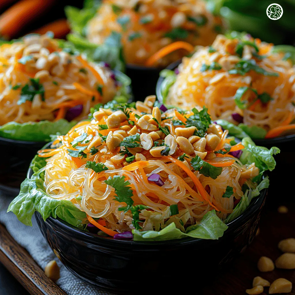 In the realm of culinary delights, few dishes can boast the vibrant colors, refreshing flavors, and satisfying textures that Crunchy Thai Noodle Salad Cups offer. This recipe is a celebration of fresh ingredients, expertly combined to create a light yet fulfilling meal that appeals to a wide range of palates. Whether you’re seeking a unique appetizer for your next gathering, a party dish that stands out, or a delightful option for a light lunch, these salad cups are versatile enough to fit any occasion.