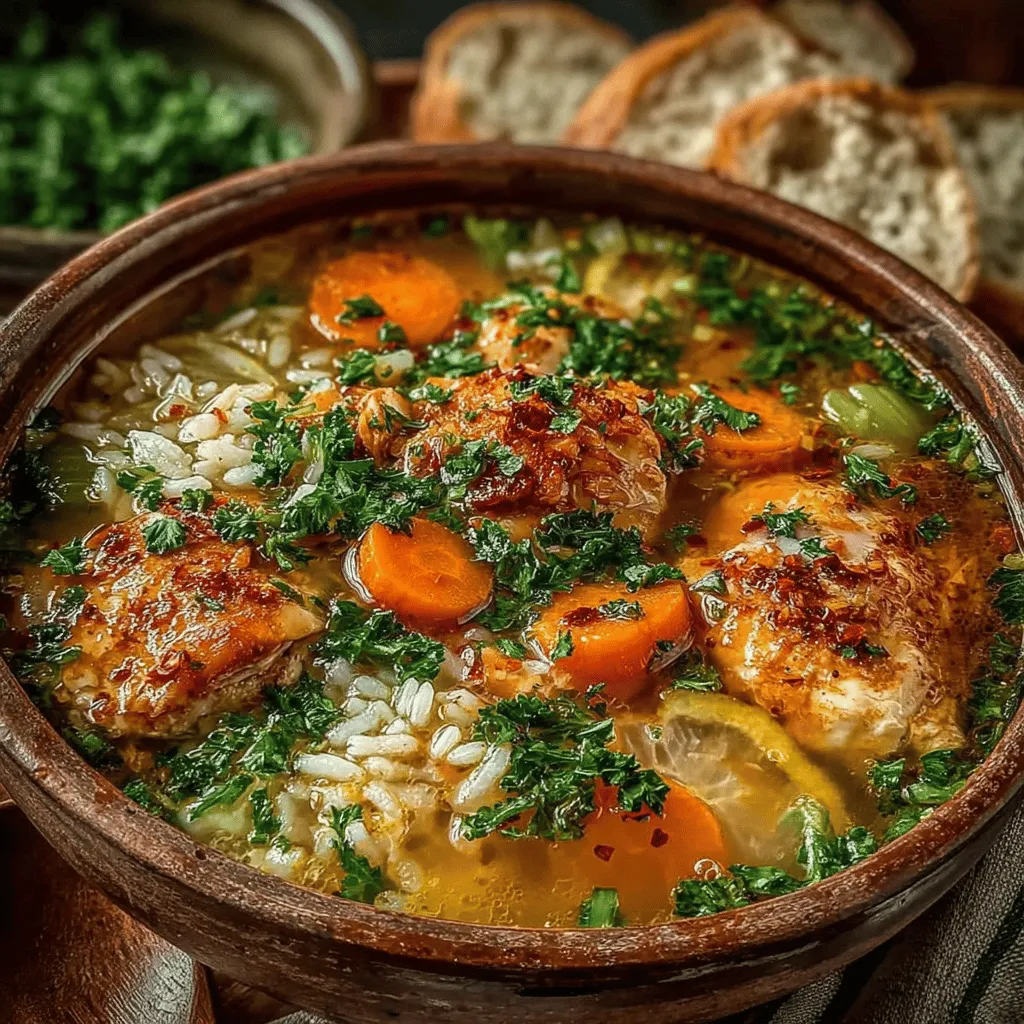 To achieve a perfectly balanced Zesty Lemon Chicken and Rice Soup, the timing of adding the broth, rice, and lemon is crucial. Begin by slowly adding the chicken broth to the sautéed vegetables, allowing them to infuse their flavors into the liquid. This step not only enhances the overall taste but also creates a rich base for the soup.