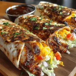 Smoky BBQ Bliss Chicken Wraps