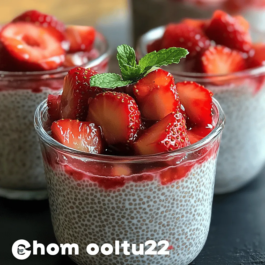 Sweet Strawberry Chia Cups