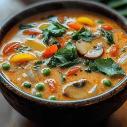 Tantalizing Creamy Thai Coconut Soup