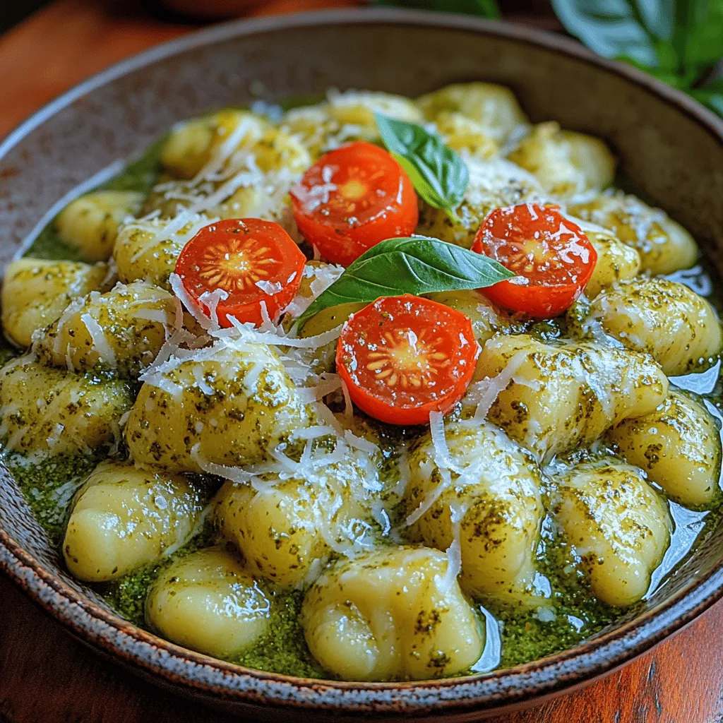 If you’re in search of a dish that combines comfort with gourmet flair, look no further than creamy basil pesto gnocchi. This savory creation marries the pillowy softness of gnocchi with the vibrant, aromatic flavors of fresh basil pesto, resulting in a meal that's as delightful to the palate as it is to the senses. Whether you’re cooking for a casual weeknight dinner or planning a special occasion, this recipe stands out for its simplicity and elegance.
