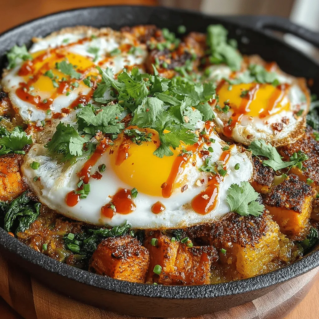 If you're looking for a delicious and nutritious breakfast option that can kick-start your day, look no further than Sunny Sweet Potato Hash with Spinach and Eggs. This vibrant dish not only tantalizes your taste buds but also packs a nutritional punch, making it a perfect choice for health-conscious individuals. With its combination of sweet potatoes, fresh spinach, and protein-rich eggs, this recipe is designed to fuel your body and keep you satisfied until lunchtime.