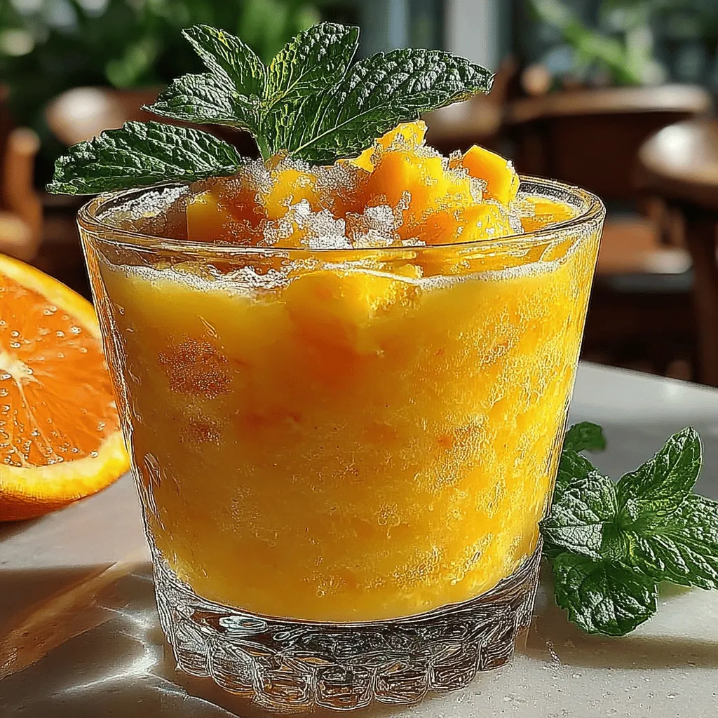 In the quest for the perfect refreshment, few drinks can match the vibrant allure of smoothies. Among the myriad of options available, the Tropical Bliss Frozen Mango Pineapple Smoothie stands out as a delightful escape to a sun-kissed paradise. This invigorating recipe combines the natural sweetness of ripe mangoes and juicy pineapples with the creaminess of Greek yogurt, creating a beverage that is both decadent and nourishing. Ideal for a quick breakfast, an afternoon pick-me-up, or a post-workout treat, this smoothie is not just a drink; it's a tropical experience.