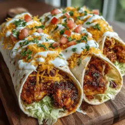 Spicy Air Fryer Buffalo Chicken Wraps: A Flavorful Delight