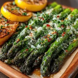 Garlic Butter Parmesan Asparagus: A Delectable Side Dish