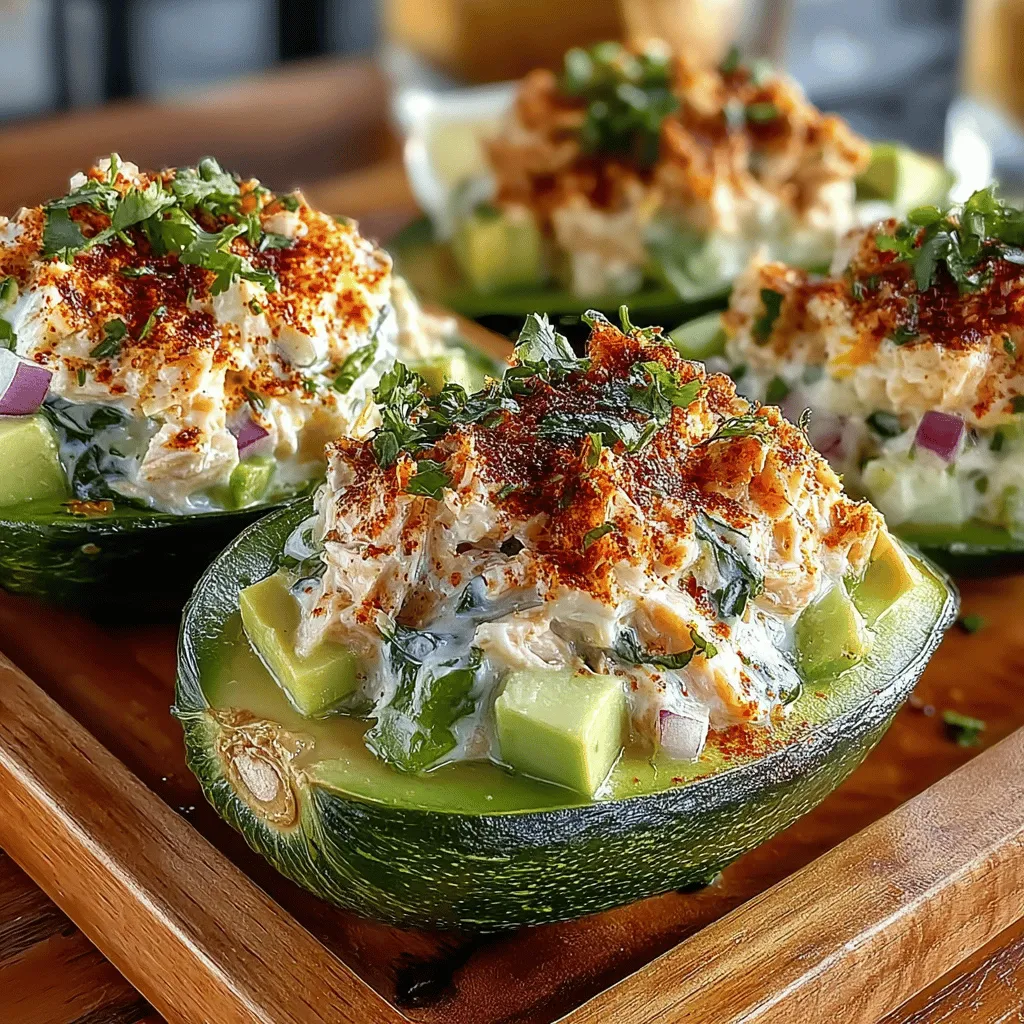 In the realm of healthy eating, few dishes capture the essence of freshness and nourishment as beautifully as the Refreshing Avocado Tuna Salad Lettuce Boats. This delightful recipe combines the creamy richness of avocados with the protein-packed goodness of tuna, creating a meal that is not only satisfying but also quick and easy to prepare. Whether you’re looking for a light lunch, a nutritious snack, or a party appetizer, these lettuce boats serve as the perfect vessel for a wholesome filling that’s bursting with flavor.
