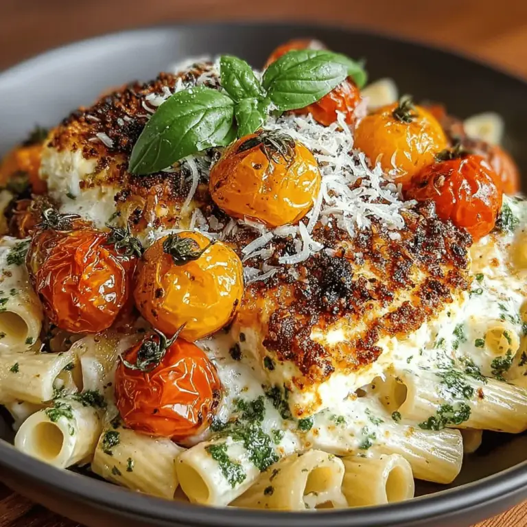 In recent years, social media platforms have become the breeding ground for culinary trends, and few dishes have captured the hearts and appetites of home cooks quite like Oven-Baked Feta Pasta. This simple yet vibrant recipe combines the creamy richness of feta cheese with the natural sweetness of cherry tomatoes, creating a delectable dish that is as visually appealing as it is delicious. Whether you’re a busy weeknight cook or someone looking to impress guests at a dinner party, this dish offers the perfect balance of ease, flavor, and stunning presentation that is sure to satisfy.