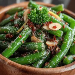 Zesty Lemon Garlic Green Bean Stir Fry Recipe
